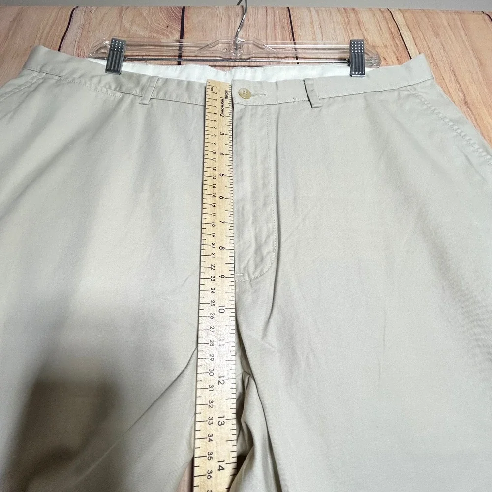 New VTG Polo Ralph Lauren Chino Pants Mens 38x30 Tan‎ Khaki Preppy lightweight